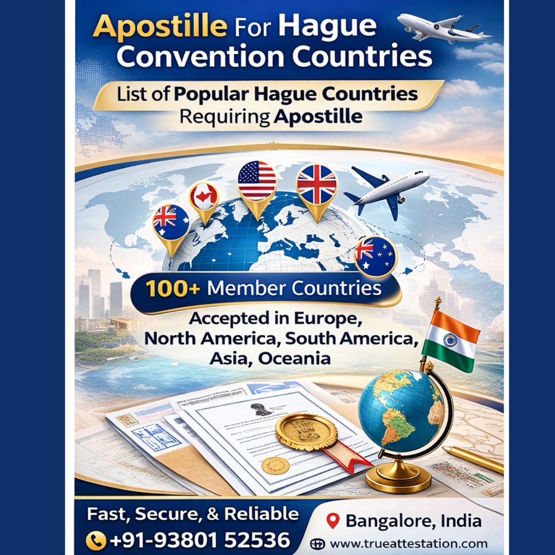 Apostille for Hague Countries