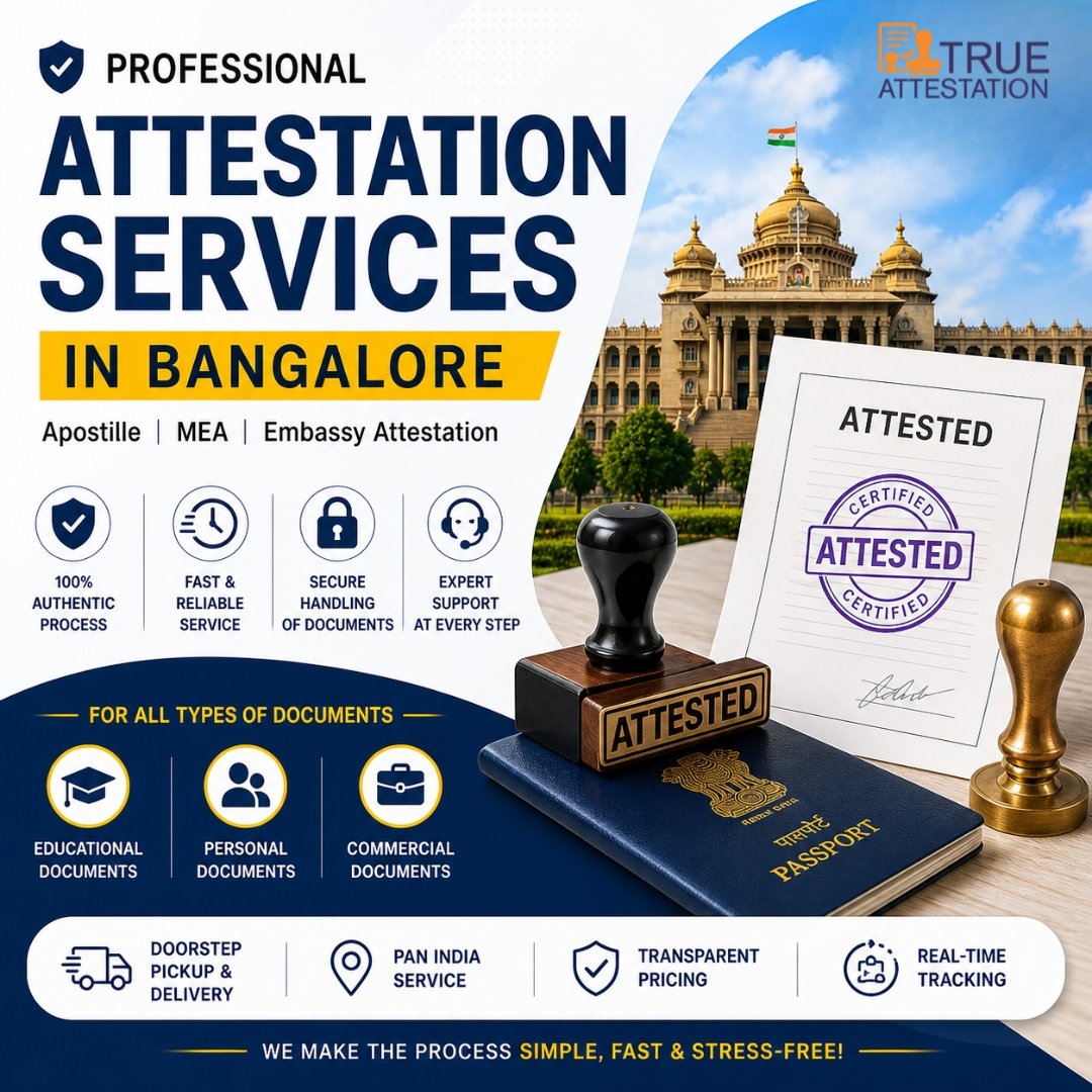 Professional Attestation Services in Bangalore