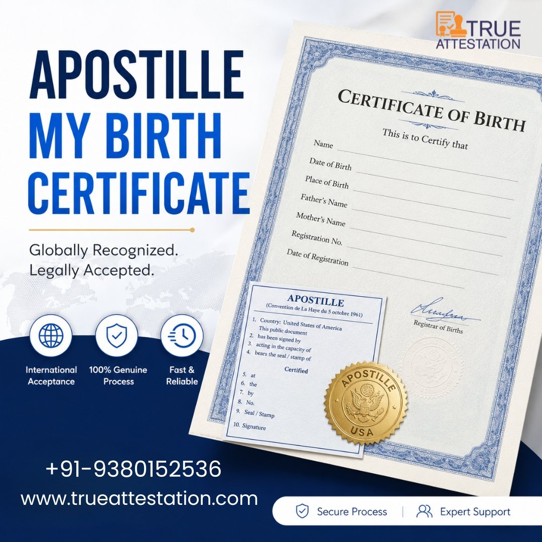 Apostille My Birth Certificate