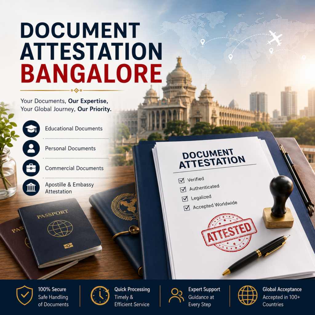 Document Attestation Bangalore | Complete Guide for Certificate Attestation Services