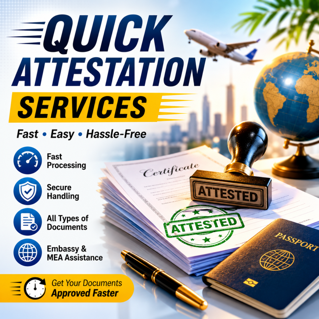 Quick Attestation Services in Bangalore | Fast & Hassle-Free Solutions
