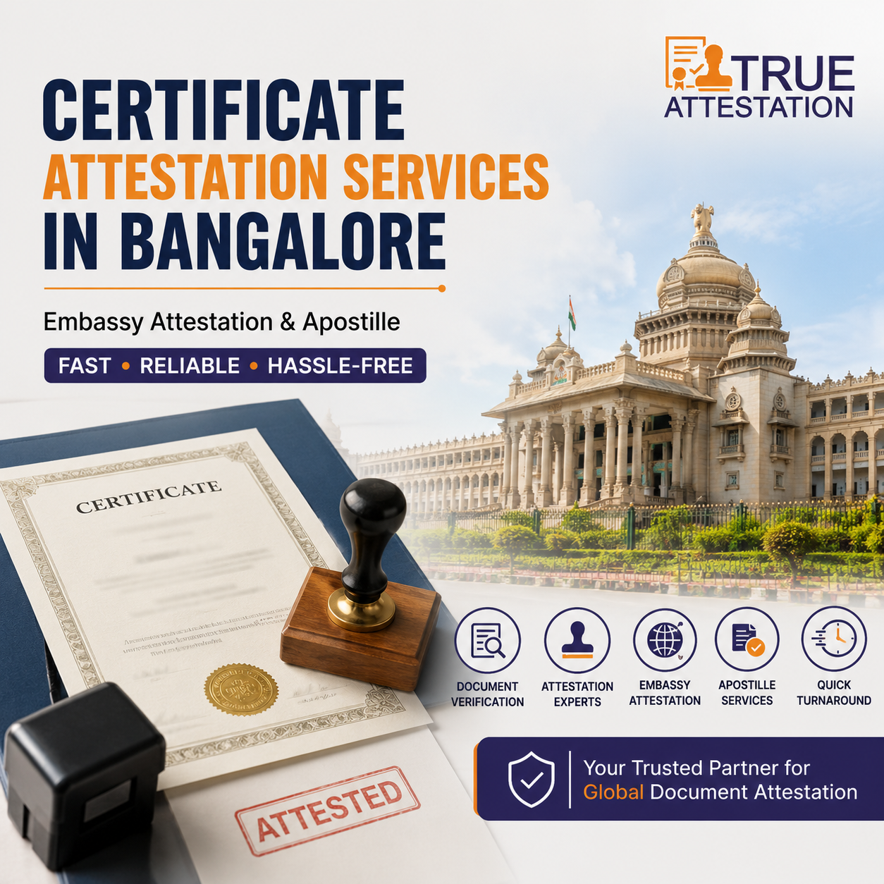 Certificate Attestation Services in Bangalore