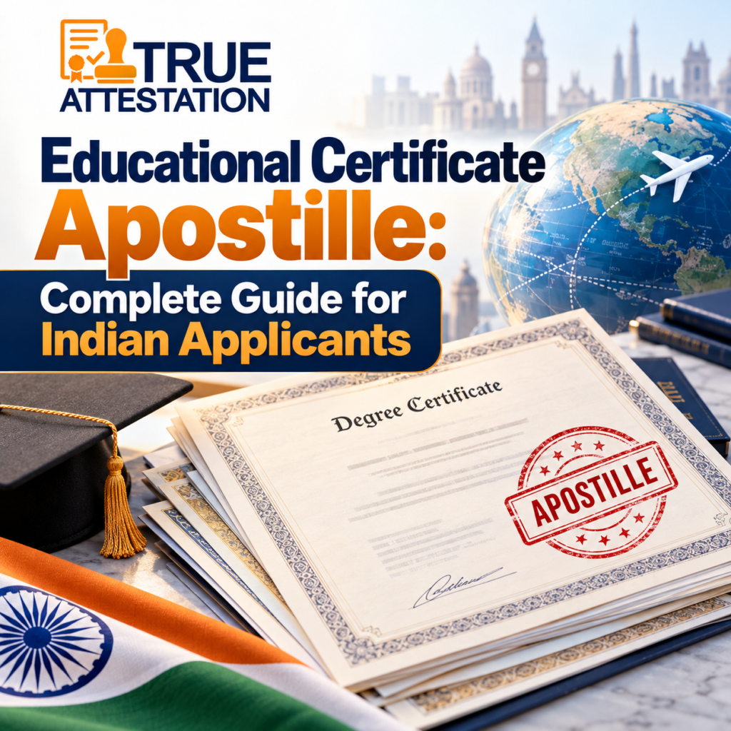 Educational Certificate Apostille: Complete Guide for Indian Applicants